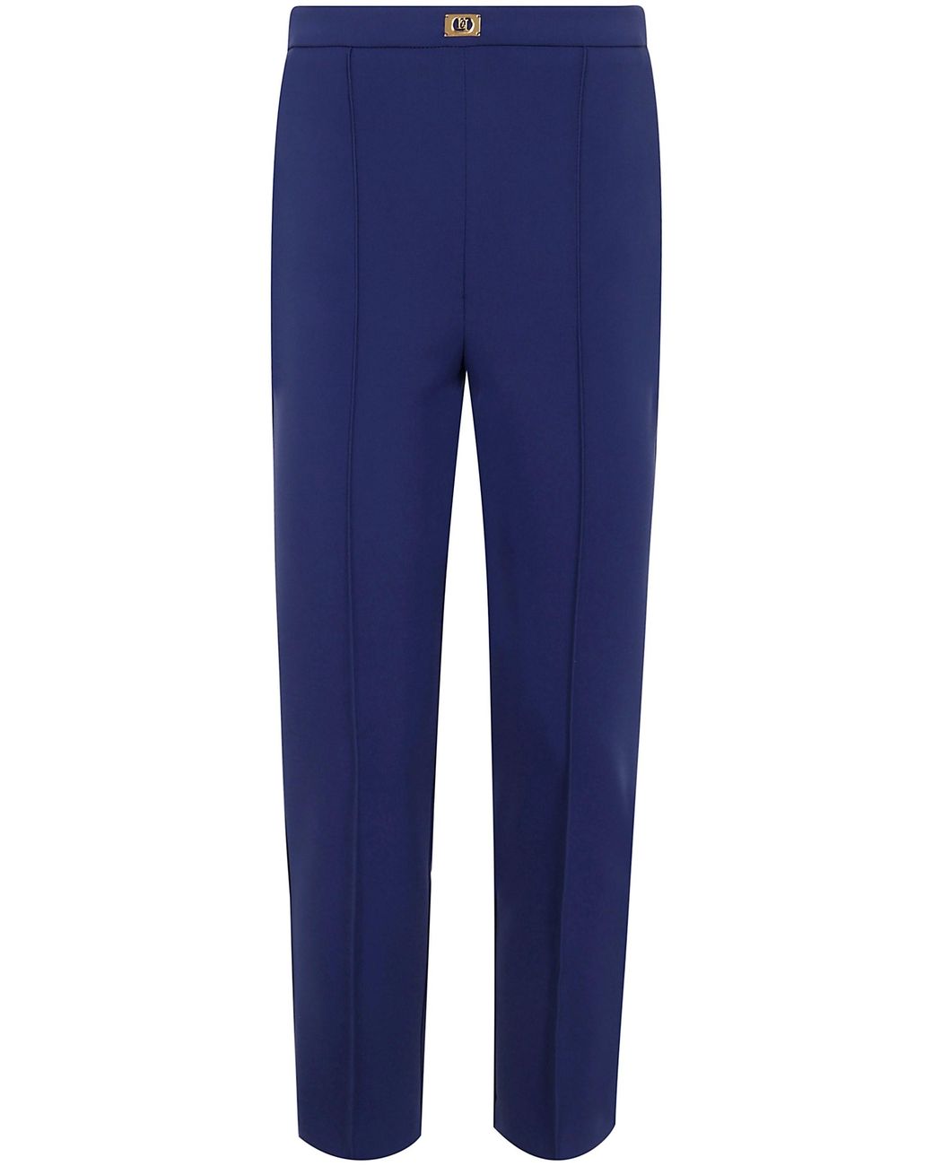 Elisabetta Franchi Blue Regular Classic Trousers