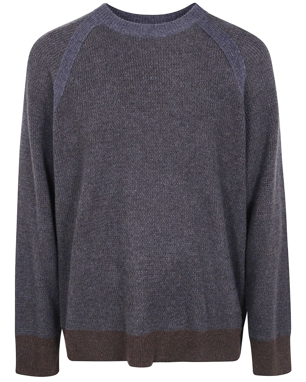 Ziggy Chen Blue Oversized Raglan Sweater for men