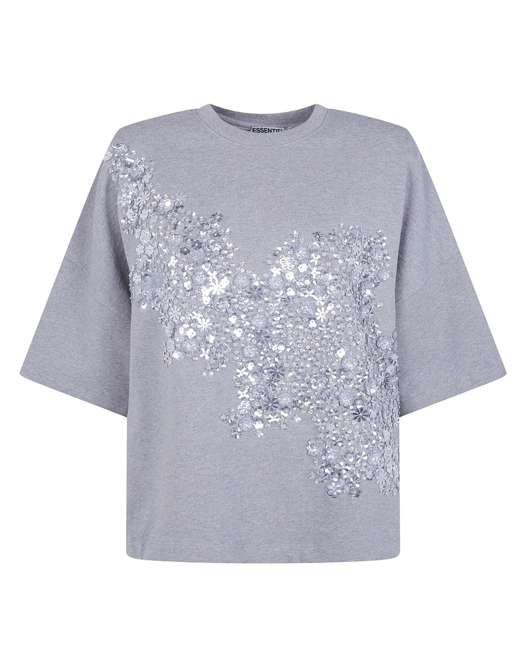 Essentiel Antwerp Blue "Kalani" Short Sleeve Sweatshirt