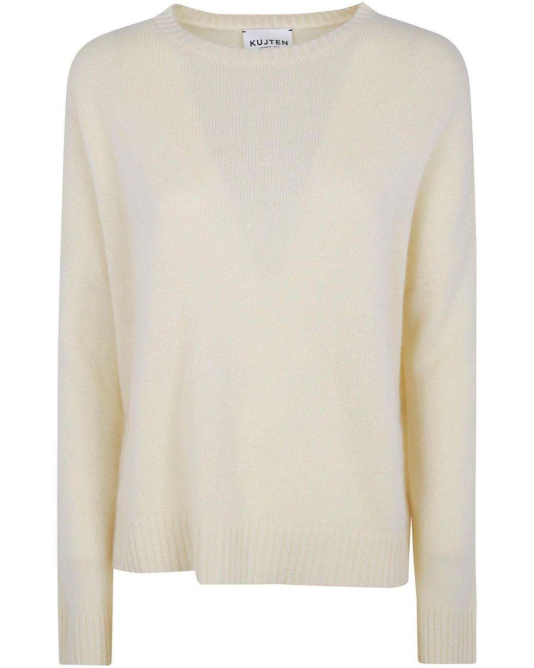 Kujten White Sweater Cashmere "Amelie"
