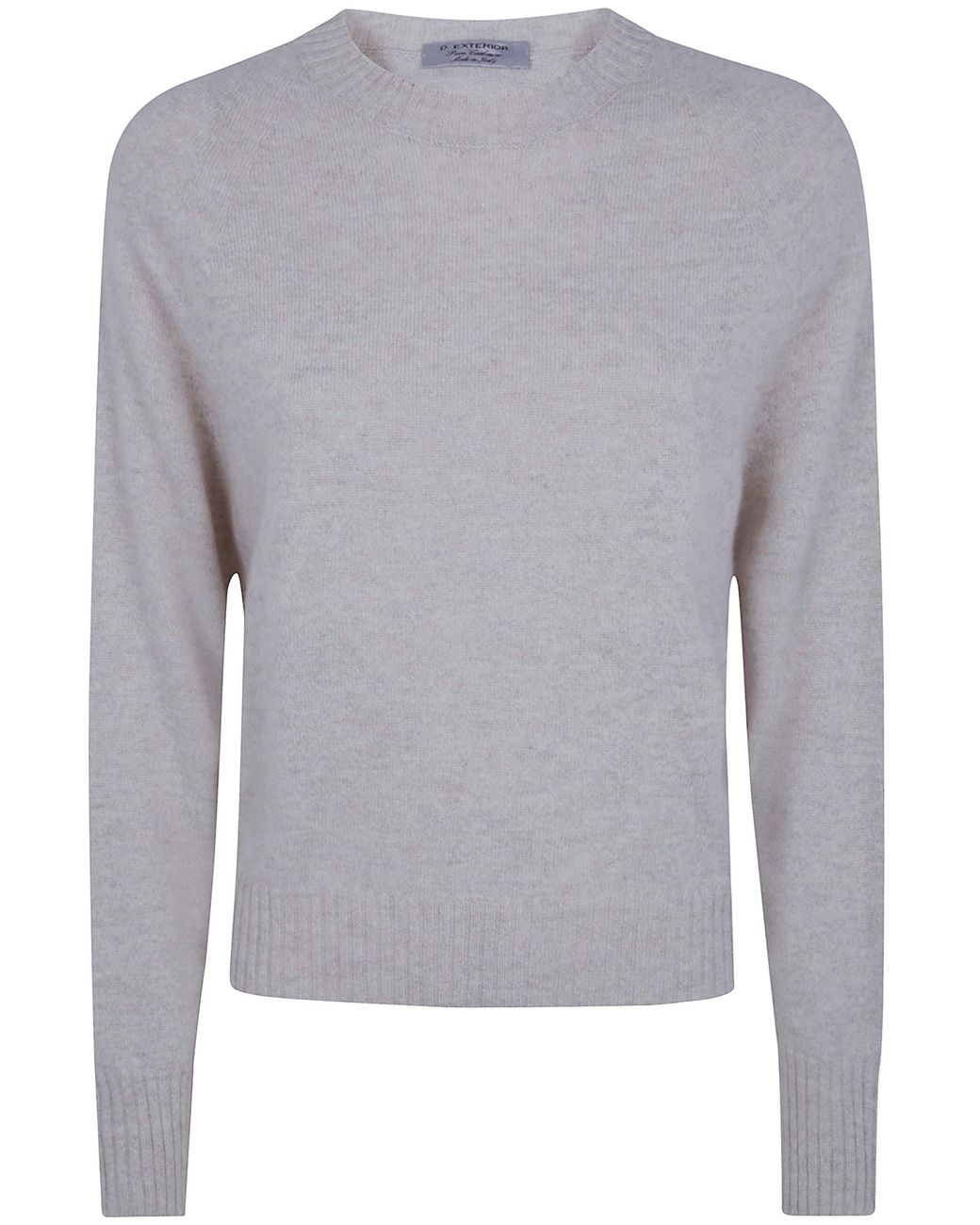 D.exterior Gray D. Exterior Sweater Round Neck "Cashmere Round Neck Sweater"