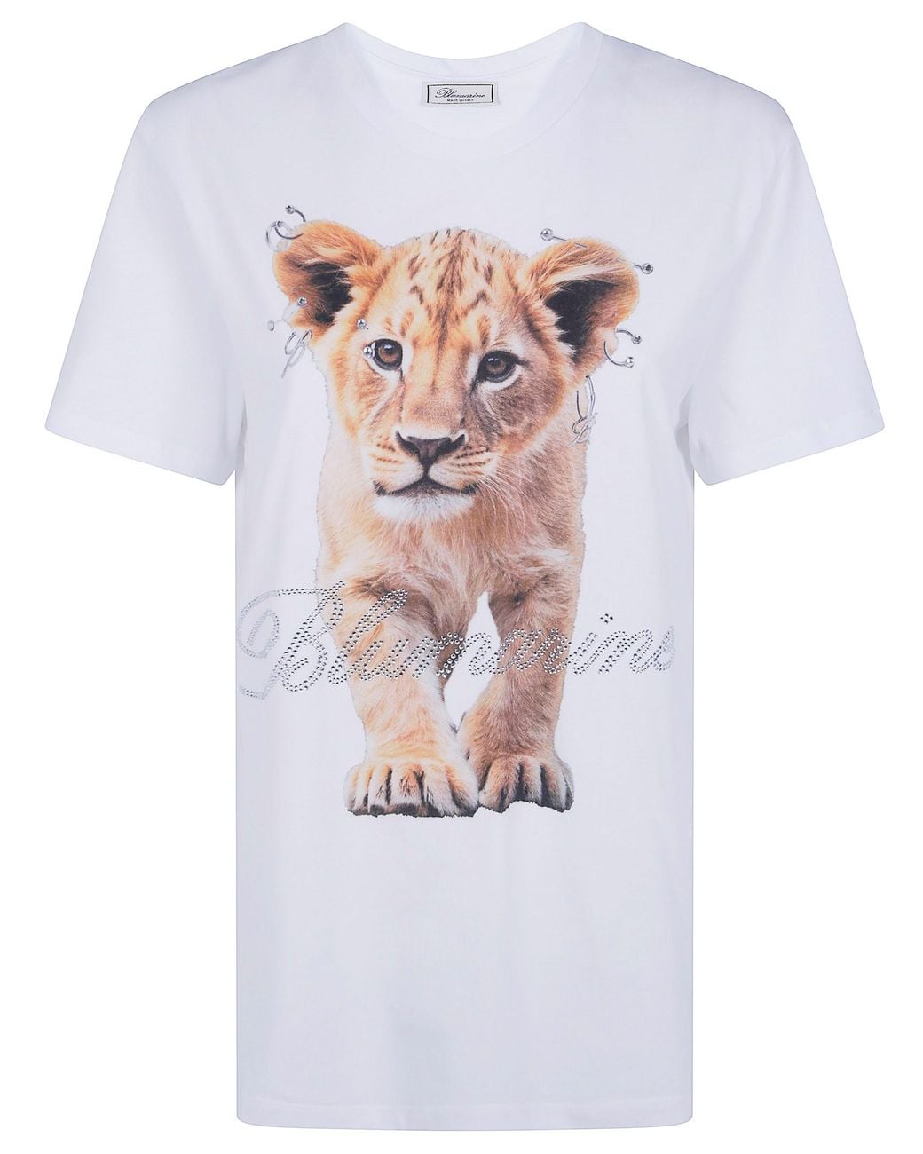Blumarine White Printed T-Shirt