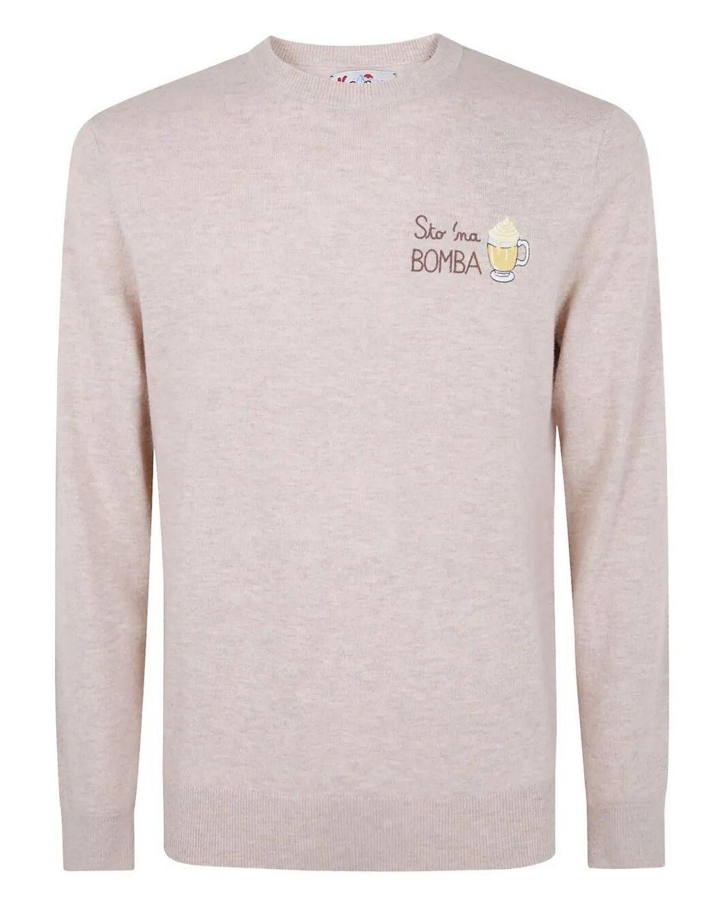 Mc2 Saint Barth Pink "Heron Light Embry" Pullover for men
