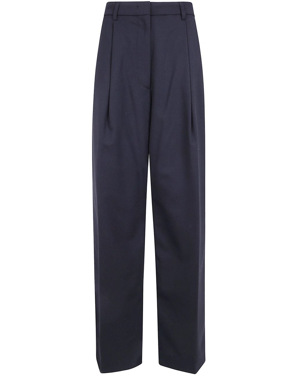 Thelatest Blue Wide-Leg Trousers "E-Axel"