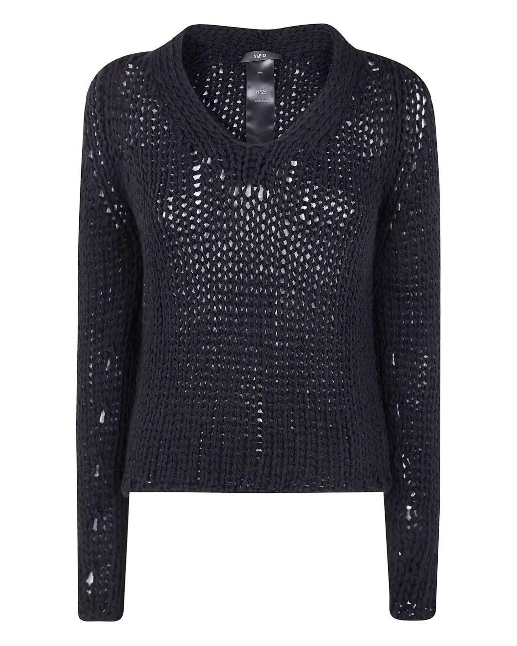 SAPIO Blue V Neck Sweater