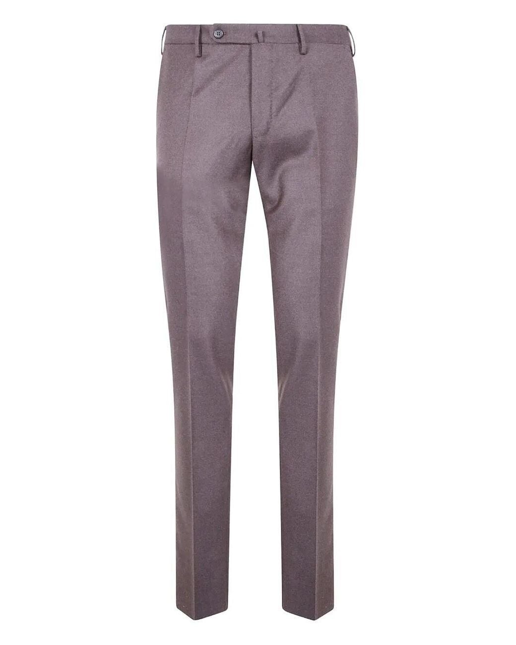 Incotex Purple Chino Slim Fit Trousers for men