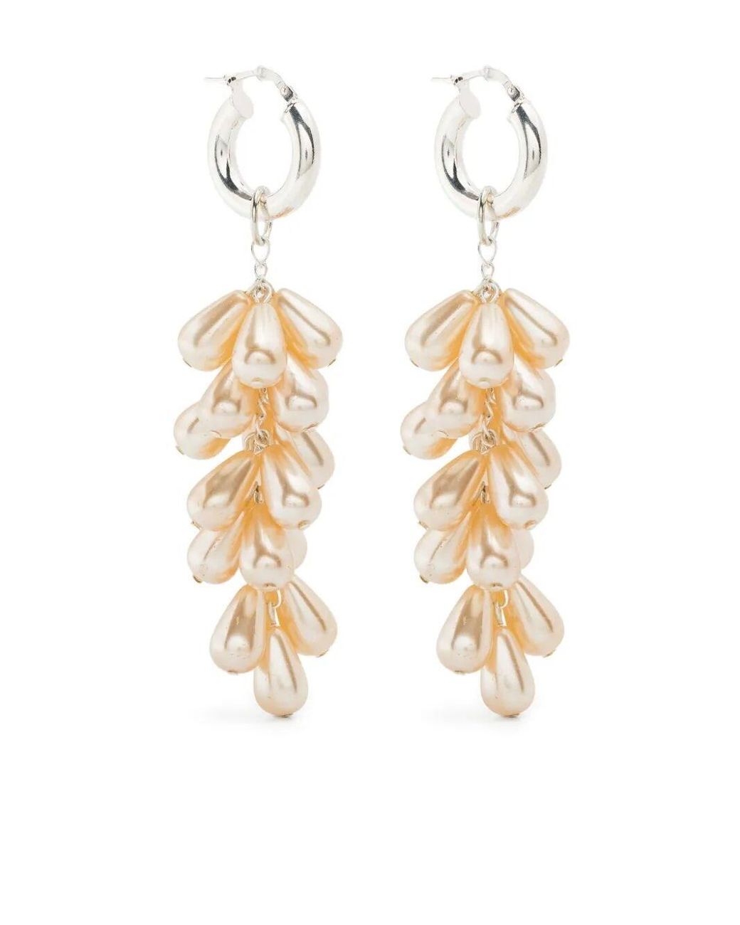 Magda Butrym White Earrings