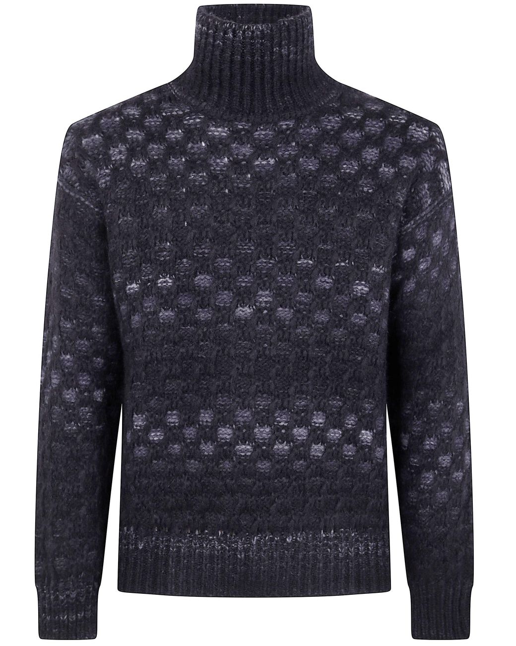 Nuur Blue Long Sleeves Turtle Neck Sweater for men