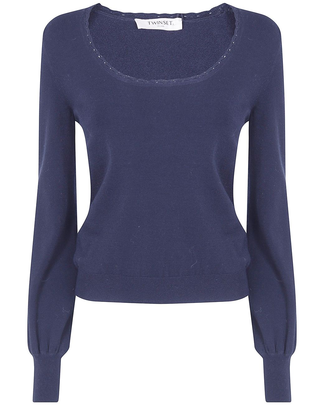 Twinset Blue Sweater Round Neck "262Tp3033"