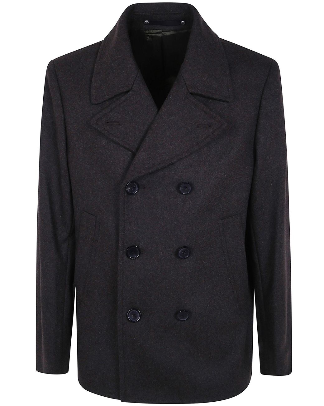 Paul Smith Black Pea Coat Pea Coat for men