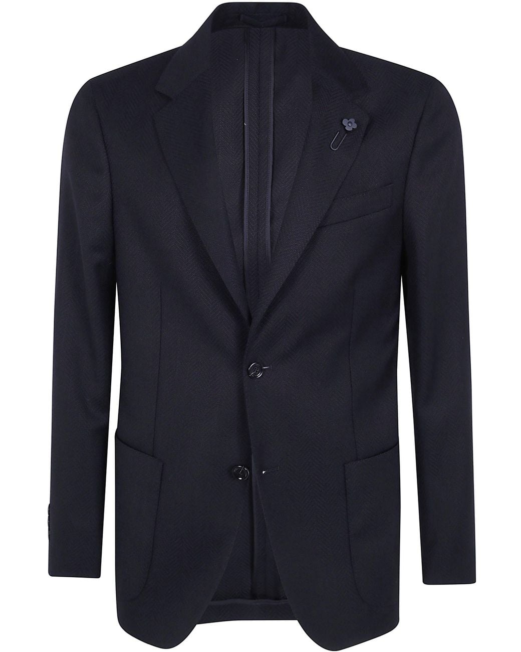 Lardini Blue Jacket Wool "Roma" for men