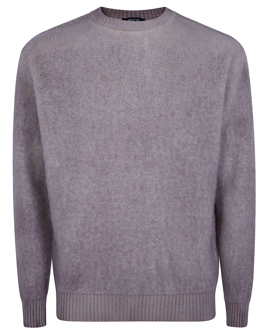 Avant Toi Gray Sweater Tonal Degradé "Hand Painted Cashmere And Wool" for men