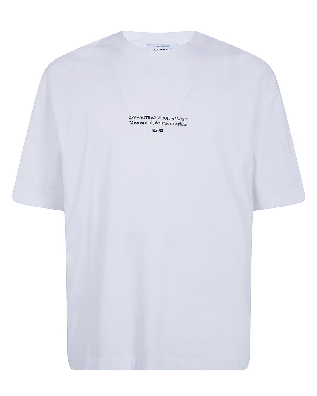 Off-White c/o Virgil Abloh White "Skate" Statement Short Sleeves Tee for men