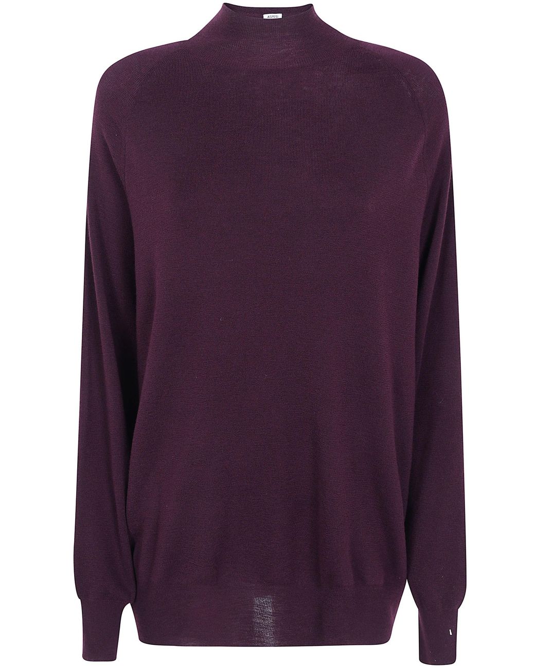 Aspesi Purple Round Neck Sweater