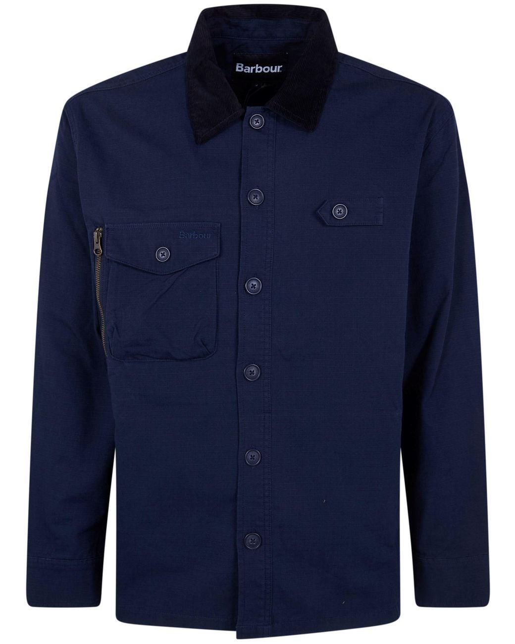 Barbour Blue "Endurance" Overshirt Jacket for men