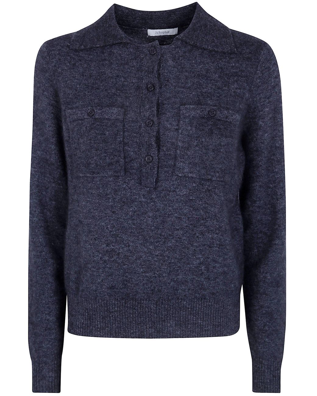 JC Sophie Blue Sweater Polo Neck "Polaris"