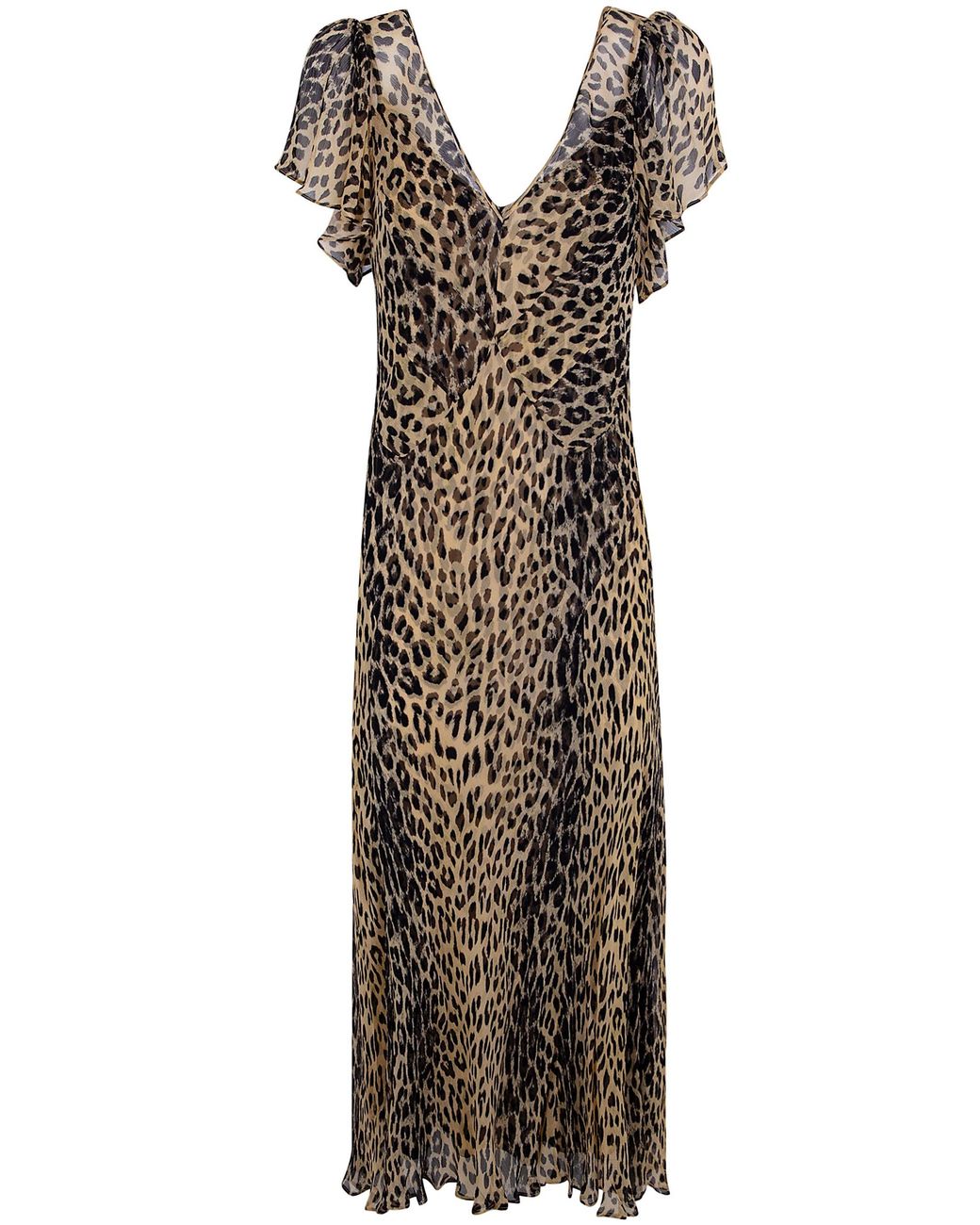 Rixo White Bexley Dress Nina Leopard