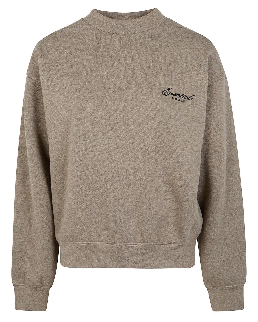 Fear Of God Gray Sweatshirt Classic Crewneck "192Sp265561Fw Home