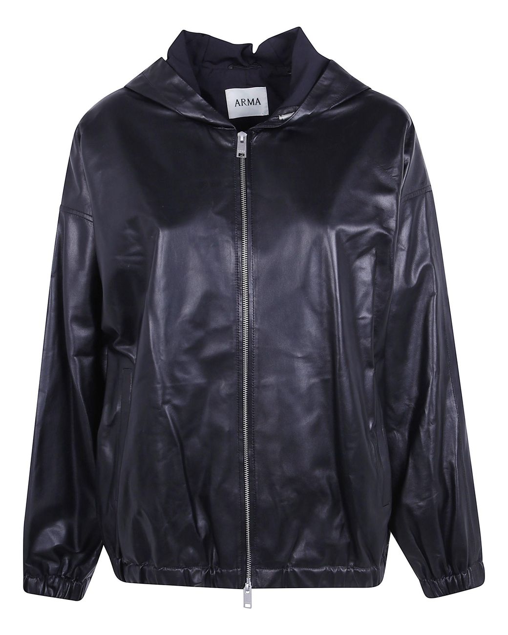 Arma Blue Jacket Leather "Guisy"