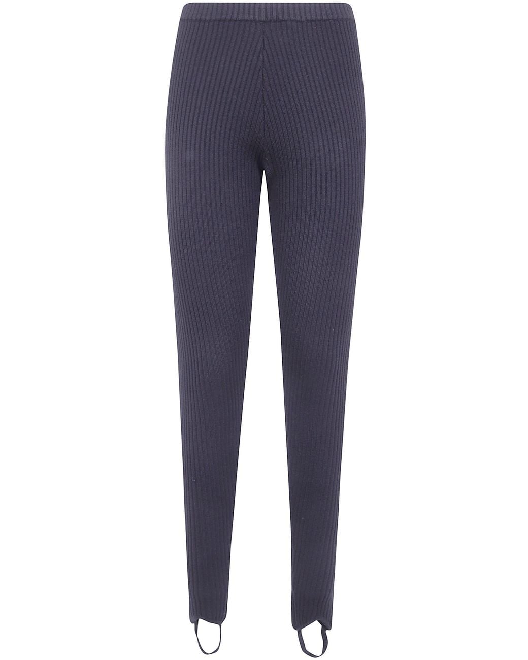 Frankie Shop Blue Stirrup Leggings "Piuma"
