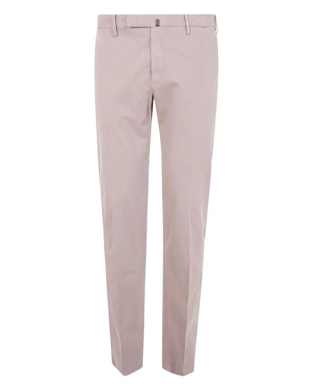 Incotex Pink Chino Slim Fit Trousers for men