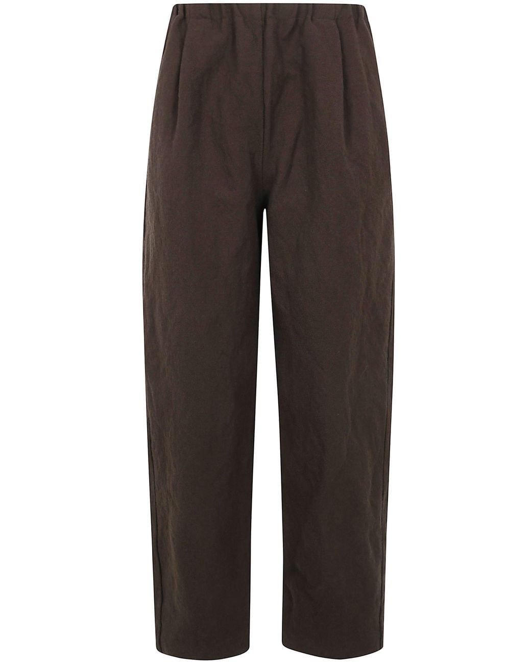 A PUNTO B Brown Trousers Military