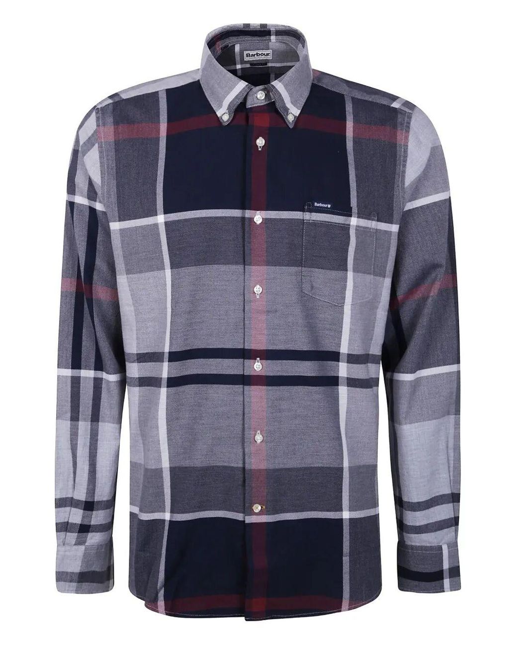 Barbour Blue "Dunoon Taillored" Shirt for men