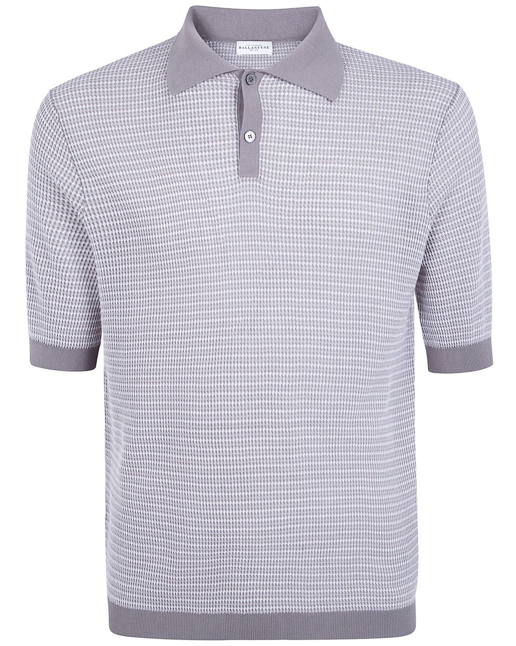 Ballantyne Gray Bicolor Polo Shirt for men