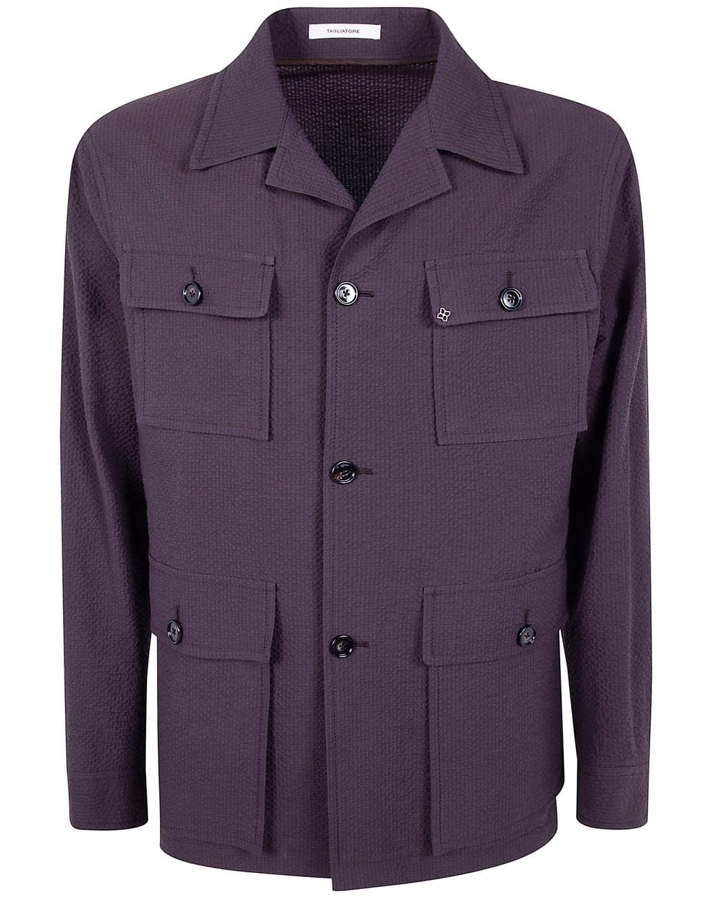 Tagliatore Purple "Tempest" Jacket for men