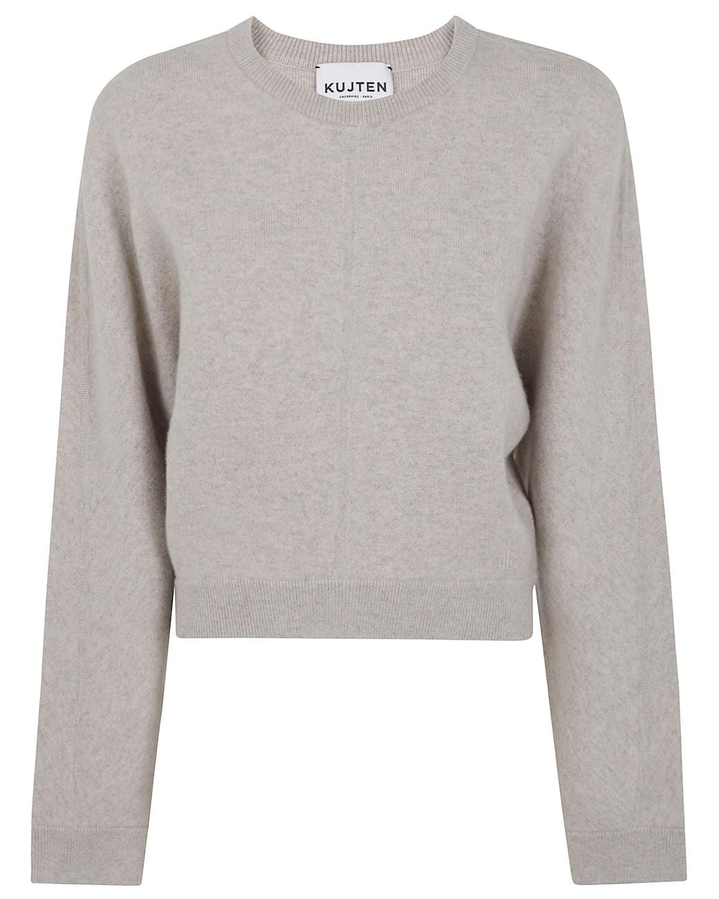 Kujten Gray Sweater Cashmere "Lamezia"