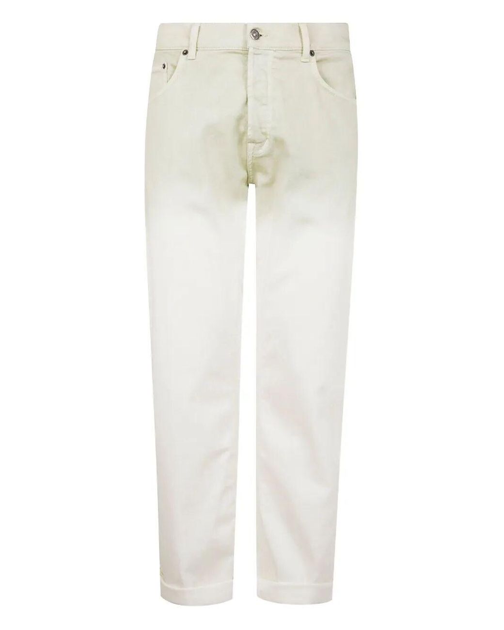 Dondup White Bray 5Pockets Denim for men