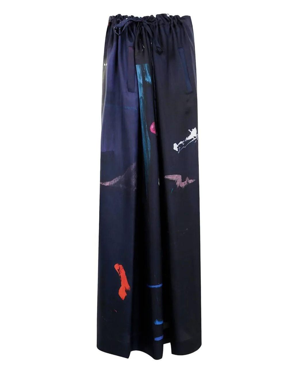 Daniela Gregis Blue Tognon Wide Leg Trousers