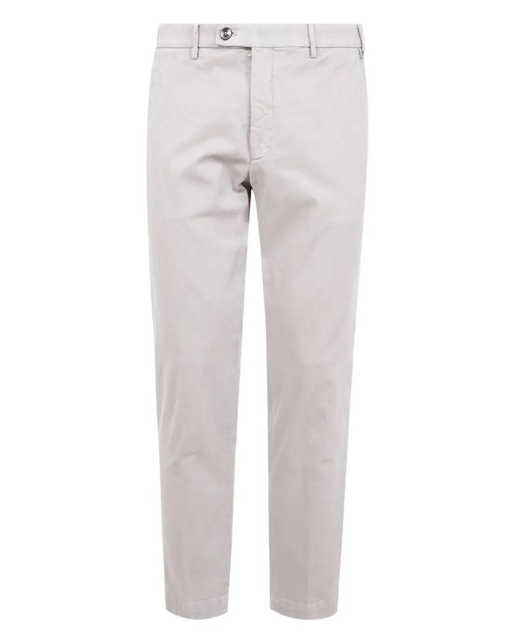 Michael Coal Gray "Capri American Pocket" Trousers for men