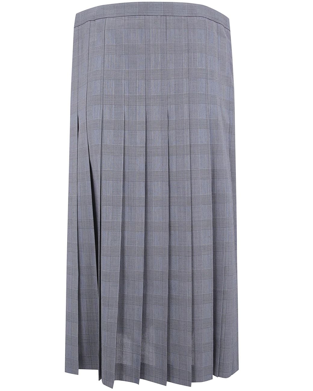Junya Watanabe Gray Skirt Glen Check