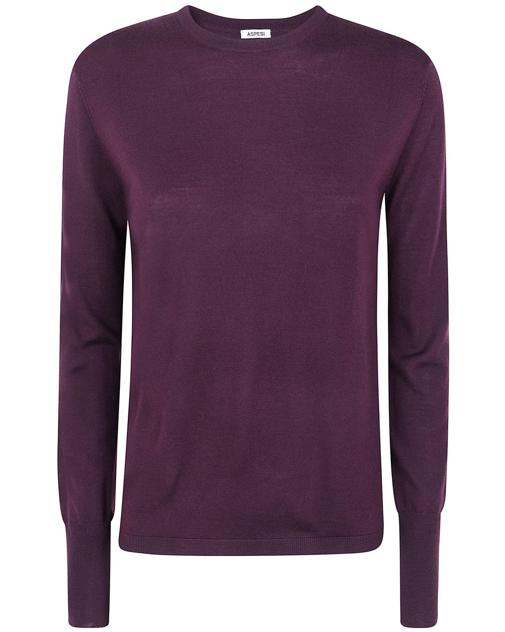 Aspesi Purple Round Neck Sweater