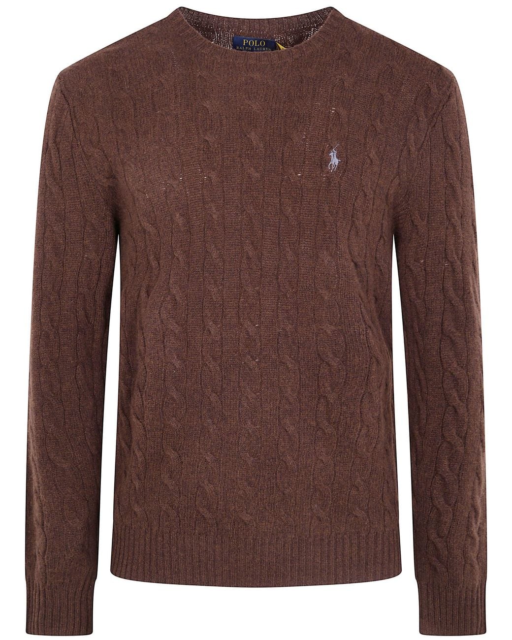 Polo Ralph Lauren Brown Long Sleeve Pullover for men