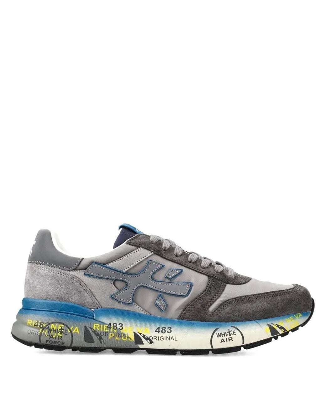 PREMIATA SNEAKERS Blue "Mick" Sneakers for men
