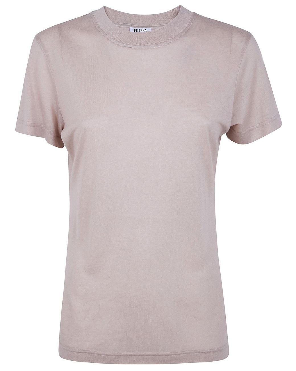Filippa K White Lyocell Cashmere Tee