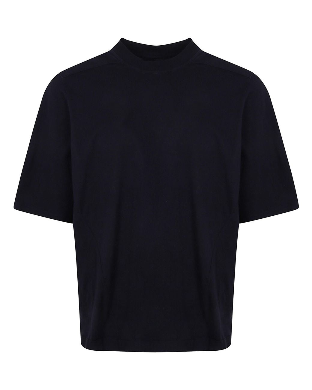 Rick Owens Blue T-Shirt Cotton "Walrus" for men