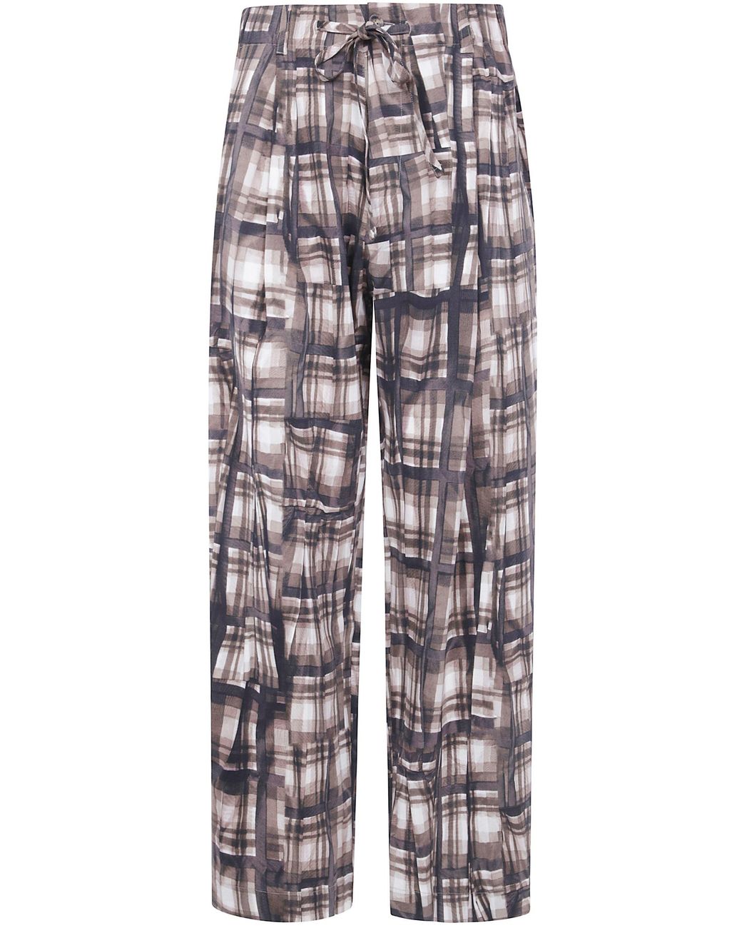 Pierre Louis Mascia Gray Pants Main Fabric "Dylan"