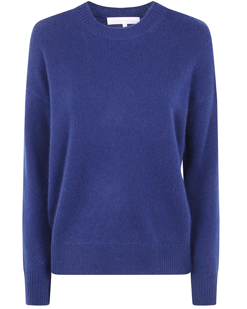 ABSOLUT CASHMERE Blue Sweater Round-Neck "Yasmine"
