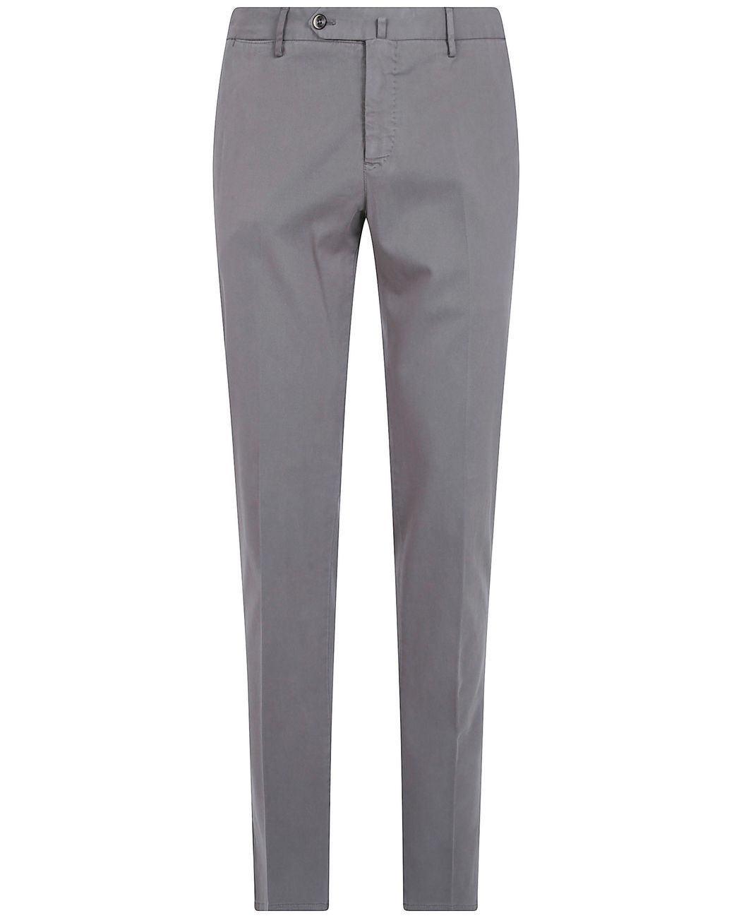 PT01 Gray Trousers Cotton Stretch for men