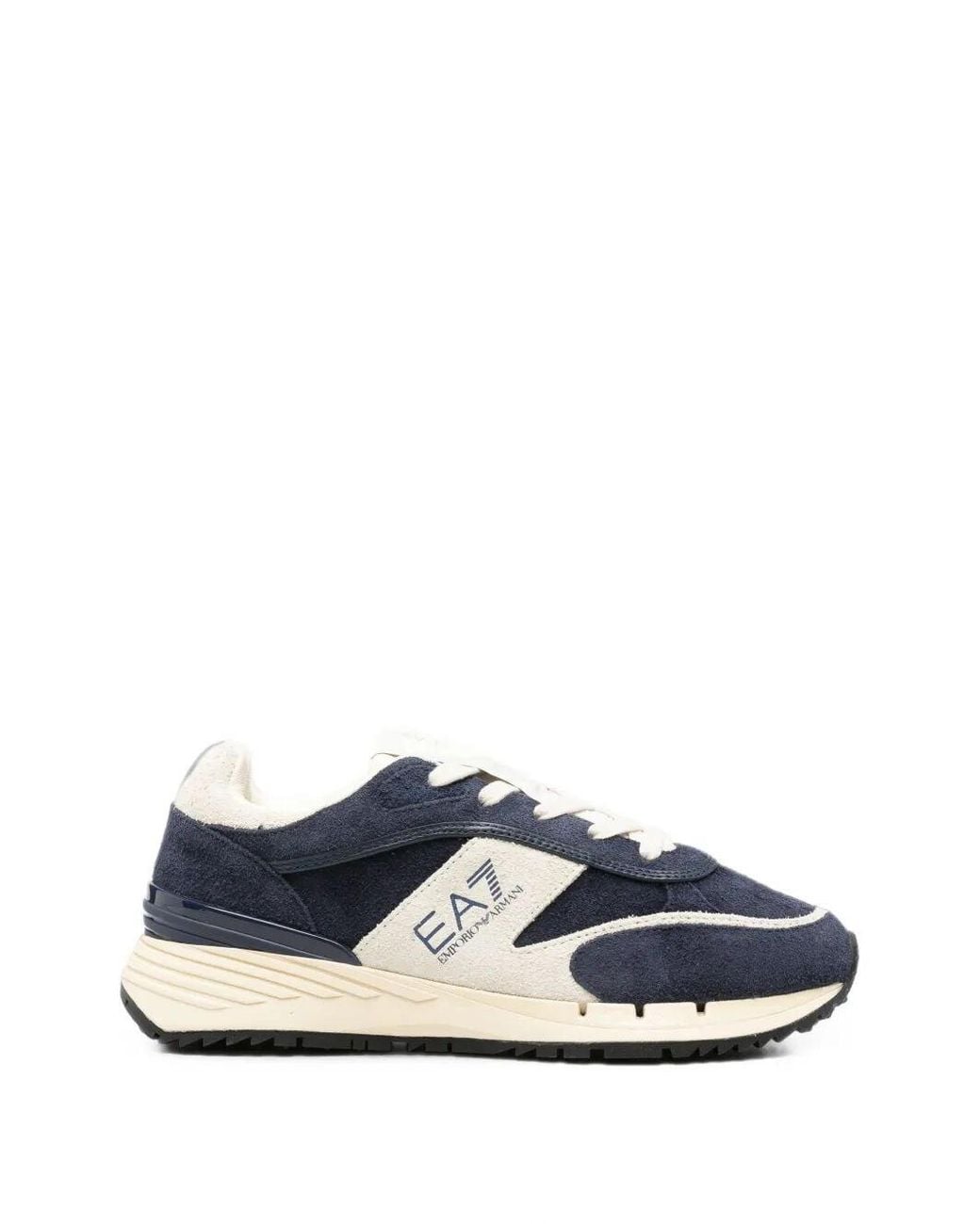 EA7 Blue Low-Top Sneakers for men