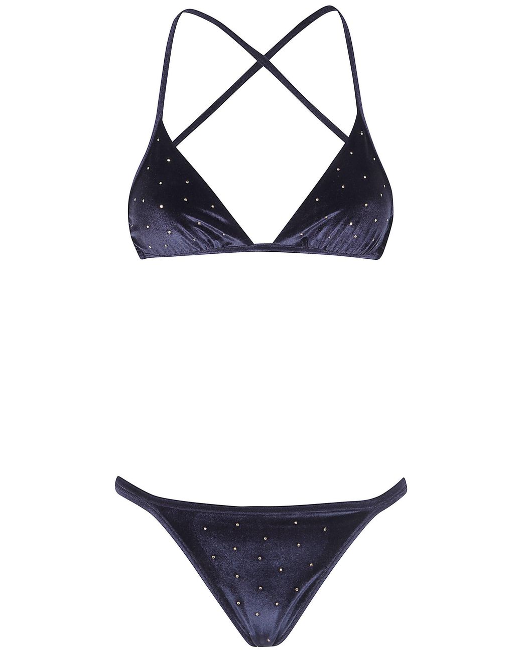 Balmain Blue Bikini Triangle "Balmain"