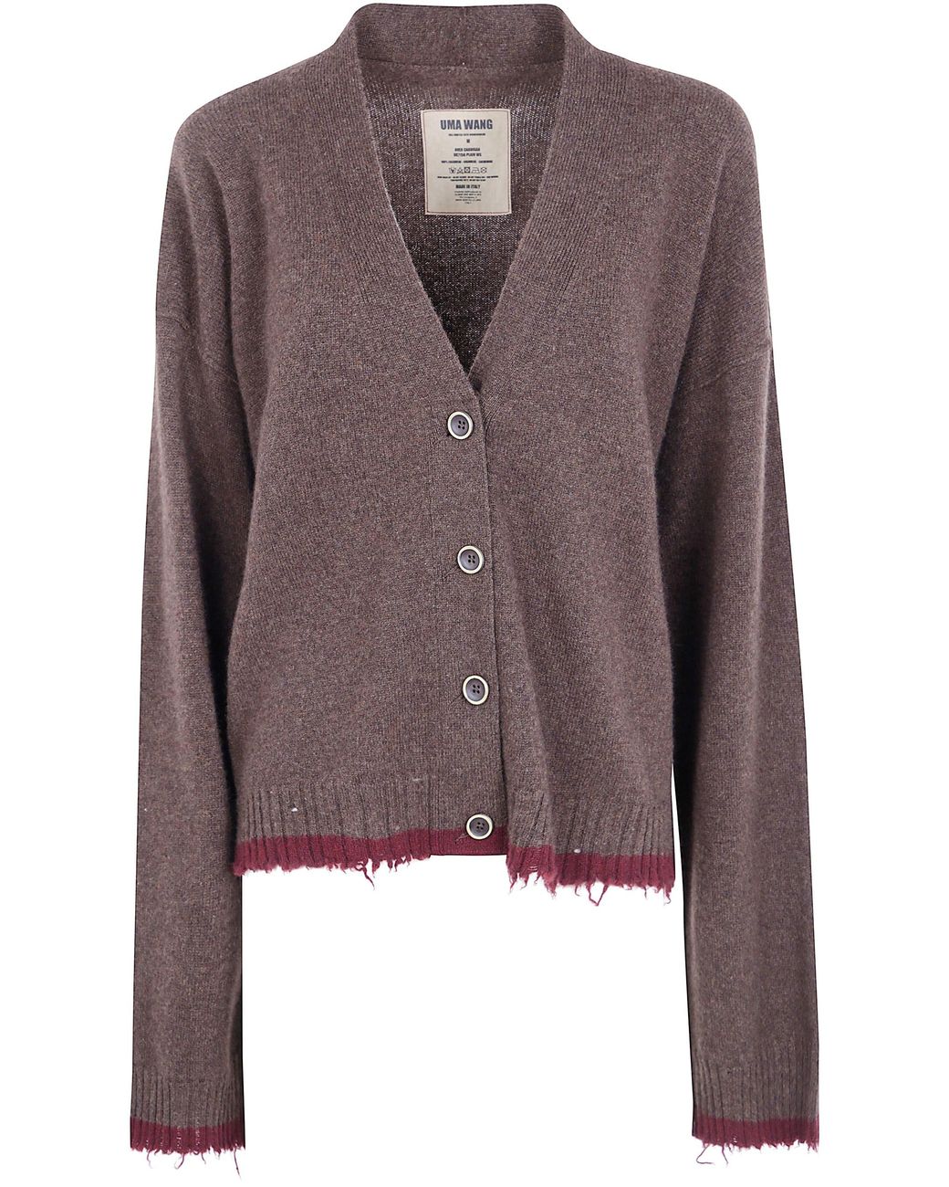 Uma Wang Brown Over Cardigan