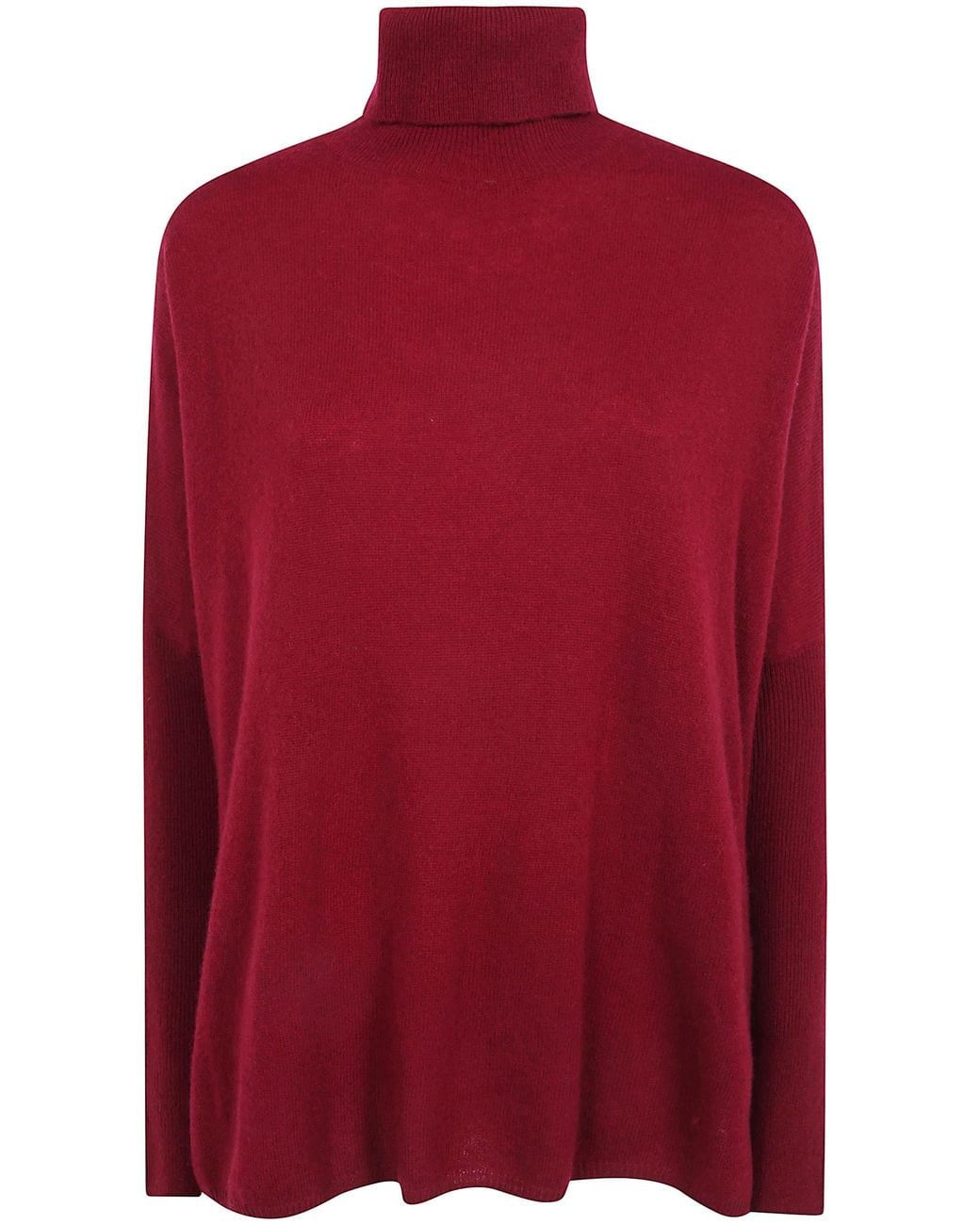 ABSOLUT CASHMERE Red Turtleneck Sweater "Clara"