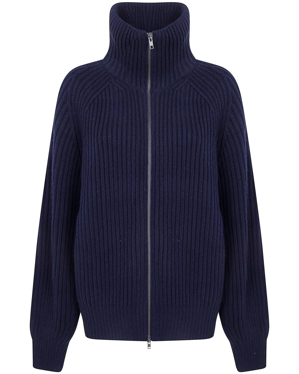 Soeur Blue Wool Bomber Jacket "Jasper"