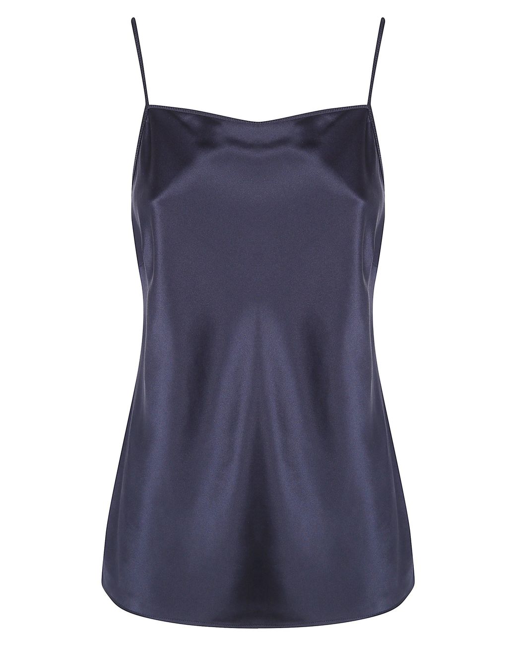 Joseph Blue "Cloe" Silk Satin Top