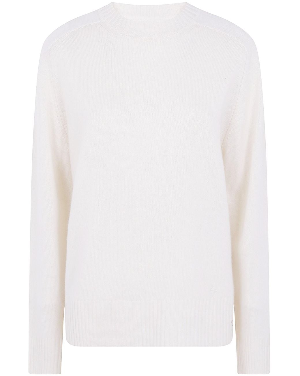 Loulou de Saison White Sweater 100% Cashmere "Baltra Lds"