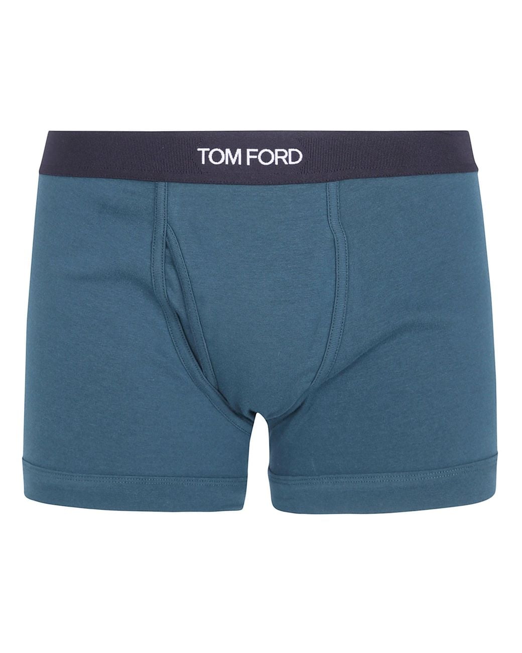 Tom Ford Blue Underwear Boxer Brief Cotton Stretch Jersey for men